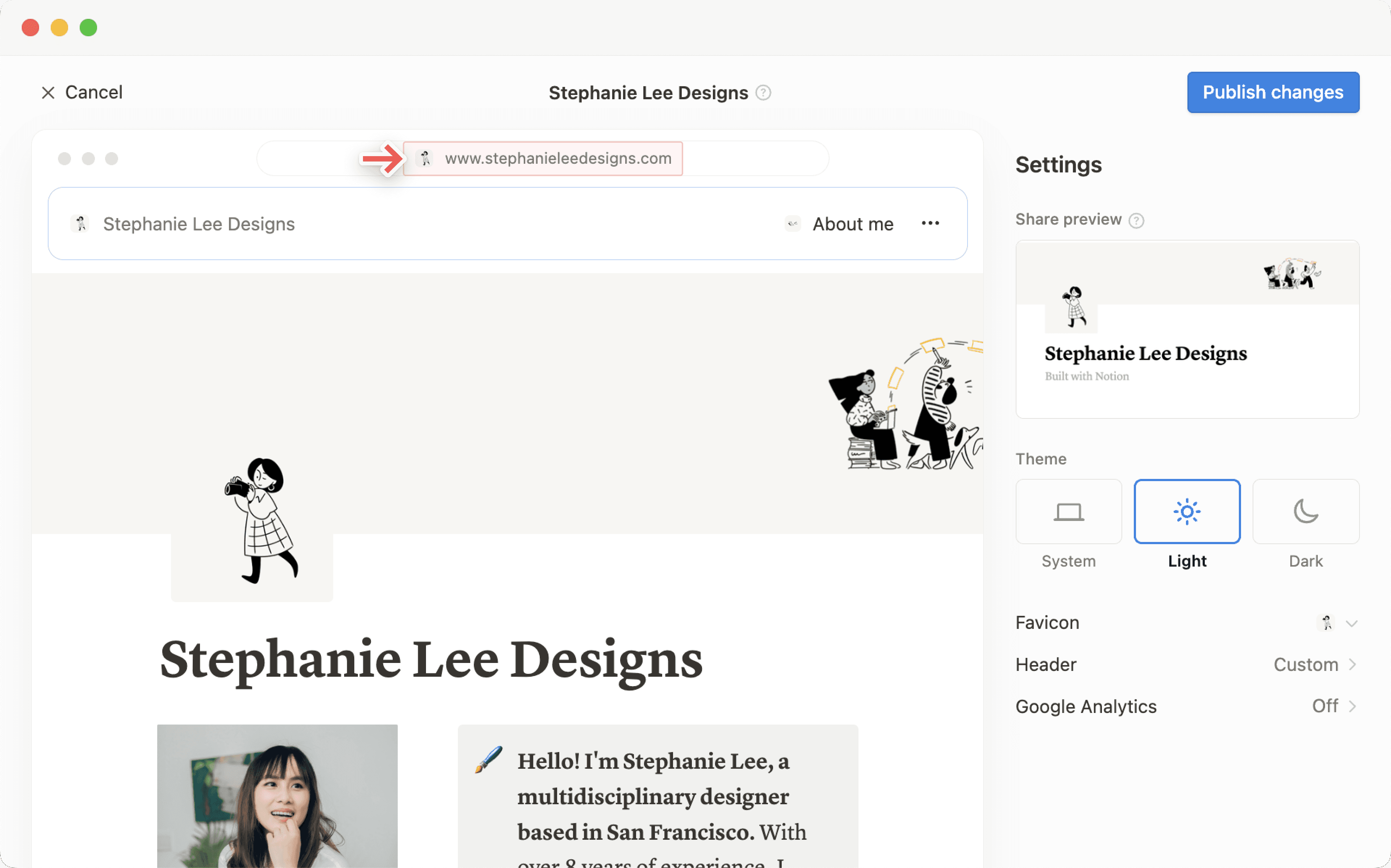 hc: custom site favicon