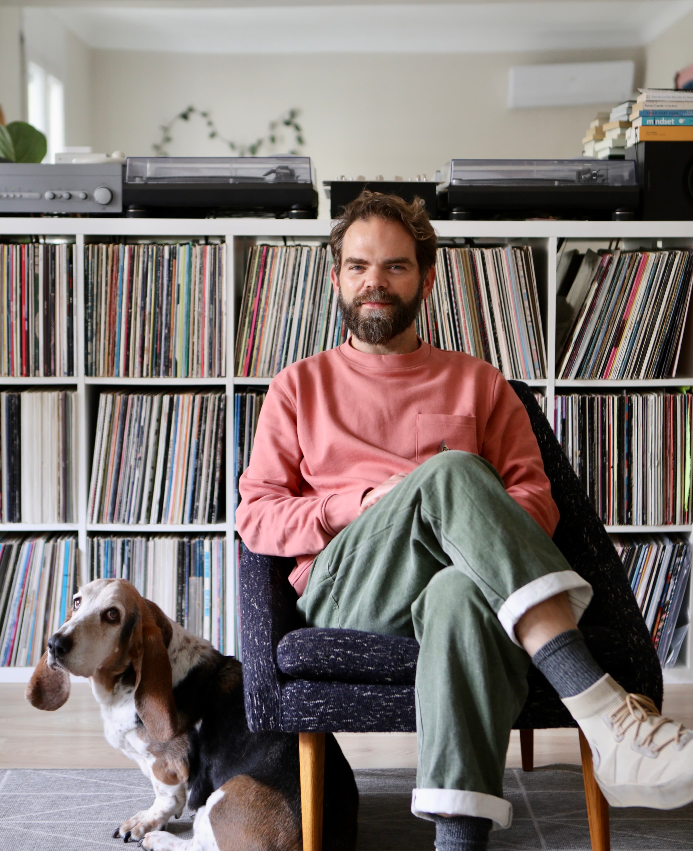 Kevin at home in Barcelona.