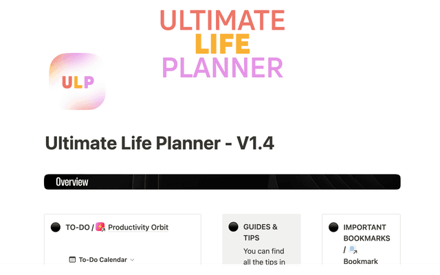 Ultimate Life Planner